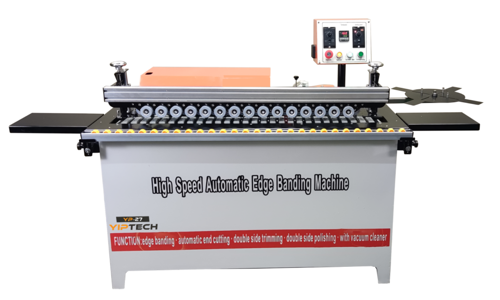 Portable Edge Banding Machine for Woodworking - A compact and efficient tool for applying edge bands to furniture and cabinetry to enhance the aesthetic appeal.